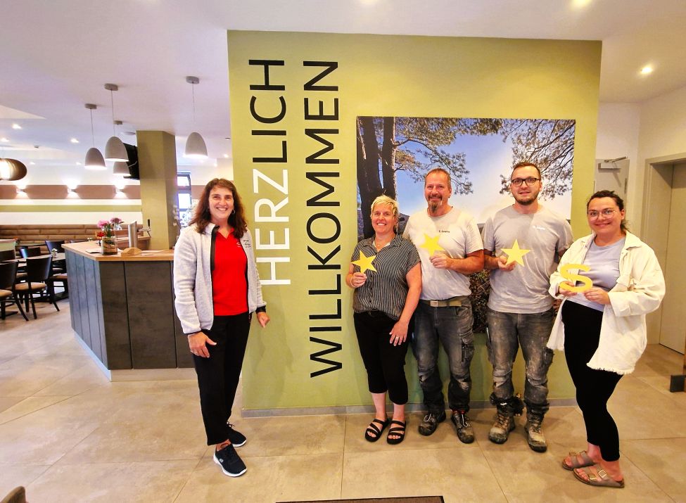 Preisverleihung in der Hahnfels Pension in Erfweiler