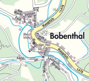 Ortsplan Bobenthal