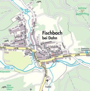 Ortspaln Fischbach bei Dahn