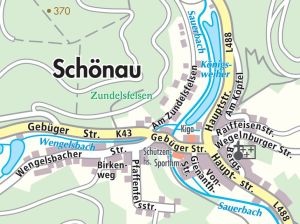 Ortsplan Schönau