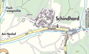 Ortsplan Schindhard