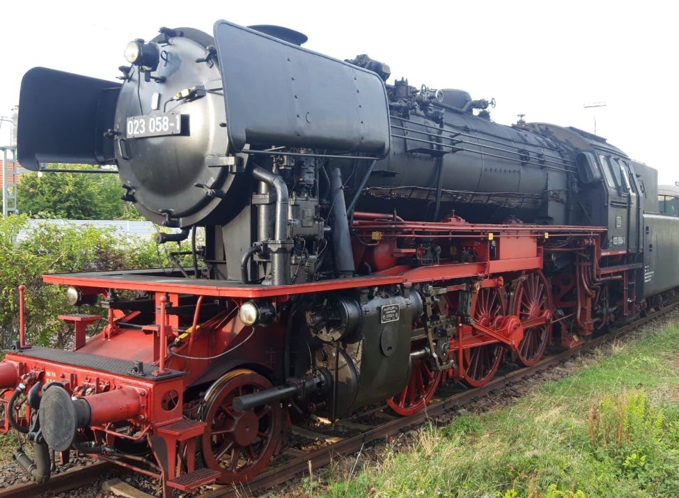 Historischer Dampfzug 023 058 - Foto: Ralf Rudolf, Kuckucksbähnel Neustadt