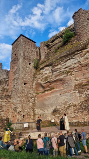 Felsenland Sagenwoche auf Burg Fleckenstein im Elsass_Foto Anette Lang