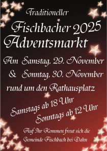 Fischbacher Adventsmarkt 2025
