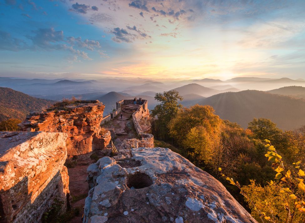Burgruine Wegelnburg, höchstgelegene Burg der Pfalz bei Nothweiler/Schönau_Foto: Kurt Groß, kgp