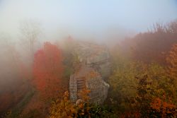 Herbstimpressionen auf Burg Loewenstein - Foto: Kurt Groß