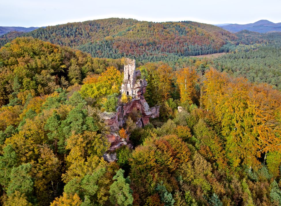 Burgruine Lutzelhardt - Foto: Kurt Groß