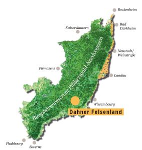 Kartengrundlage - Biosphärenreservat Pfälzerwald-Nordvogesen 