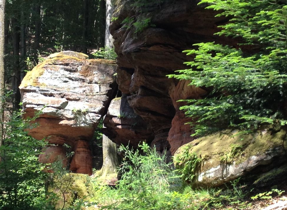 Ziegeuerfelsen  an der Hohen List Tour - Foto Jacques Noll